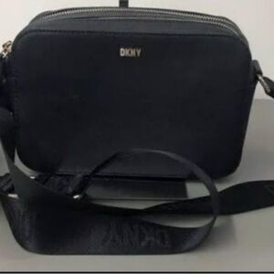 DKNY Tutu Saffiano leather Black Crossbody camera Bag